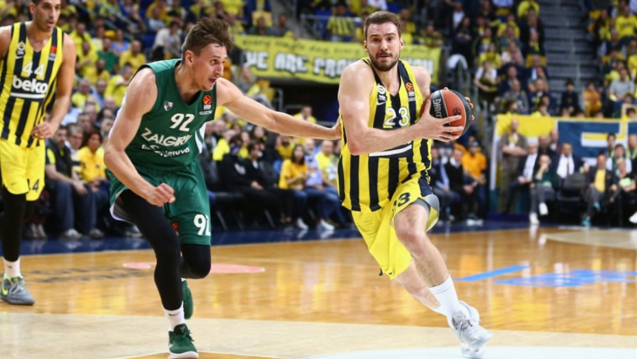 Marko Gudurić iz Fenerbahćea u meču sa Žalgirisom