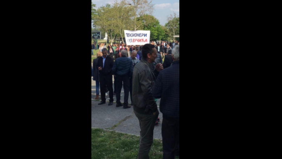 penzioneri, miting, Budućnost Srbije