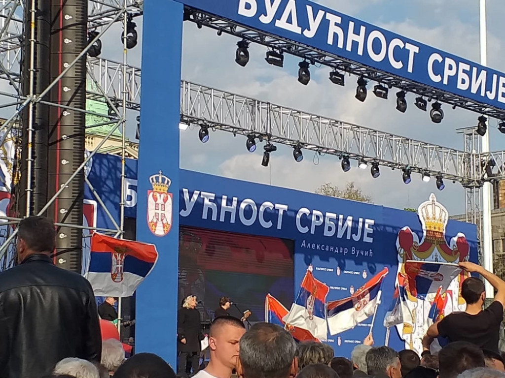 Bora Čorba, koncert za Budućnost Srbije