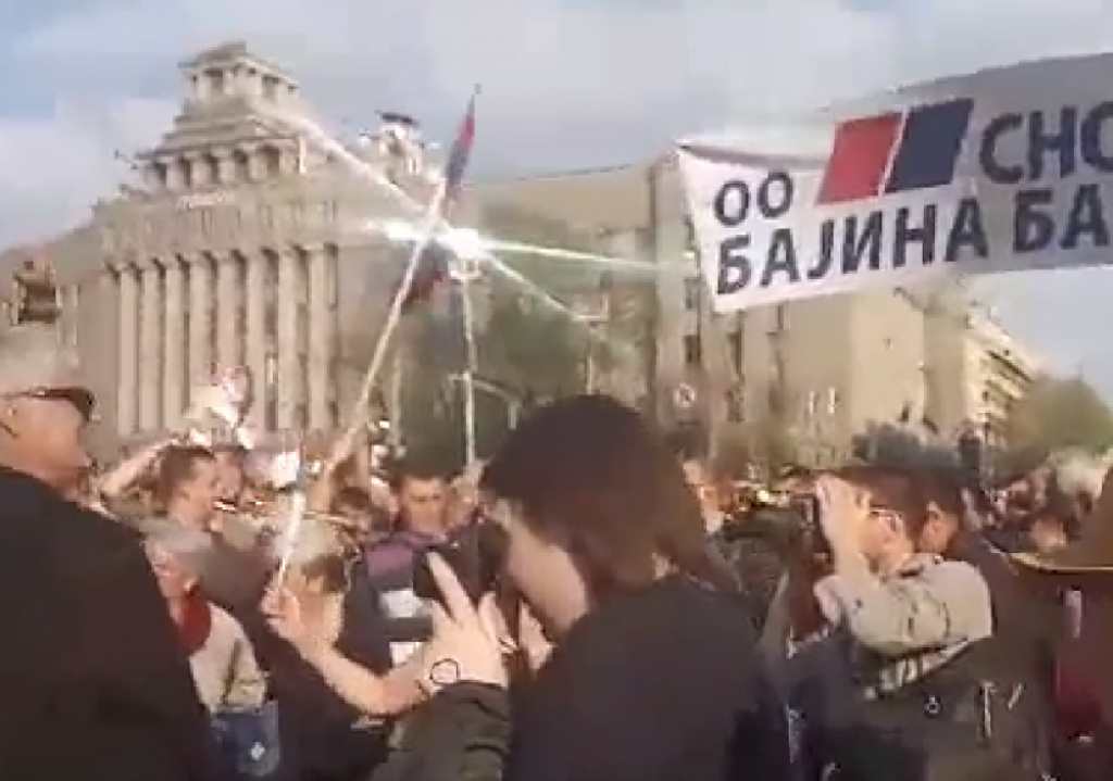 SNS BB, miting, Beograd