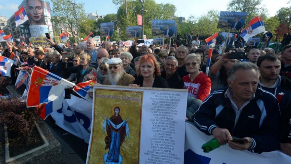 Užičanka, ikona, miting