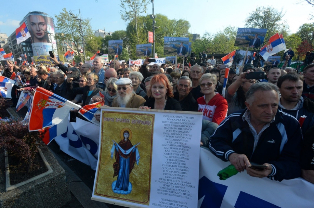 Užičanka, ikona, miting