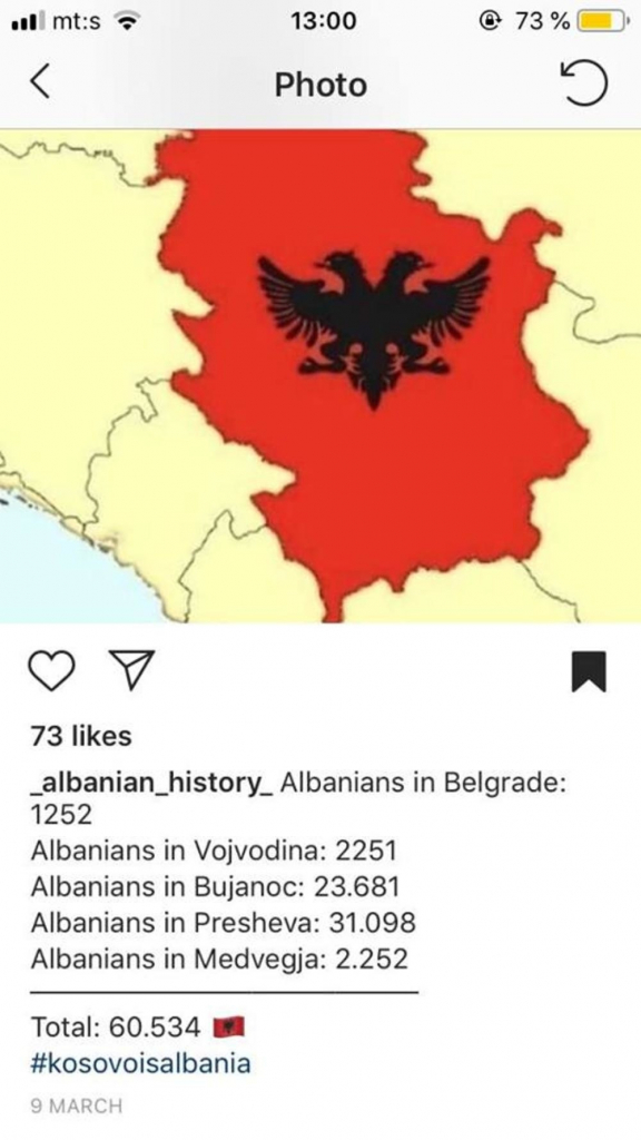 Stravične pretnje Albanaca