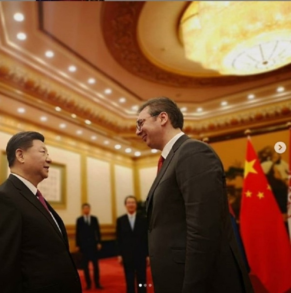 Aleksandar Vučić, Si Đinping