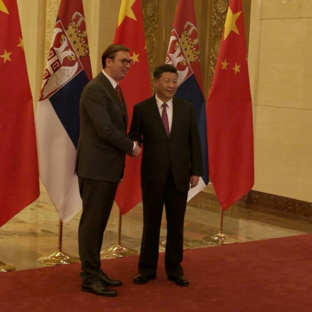 Aleksandar Vučić u Kini