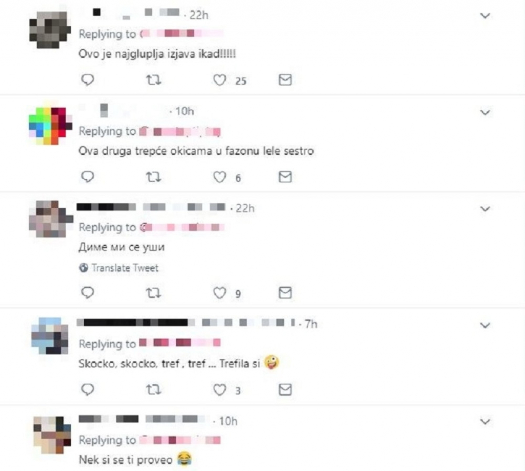 Voditeljka Slagalice, osude