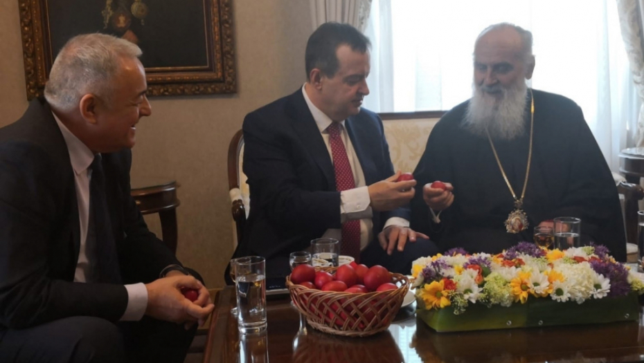 Ivica Dačić i patrijarh Irinej