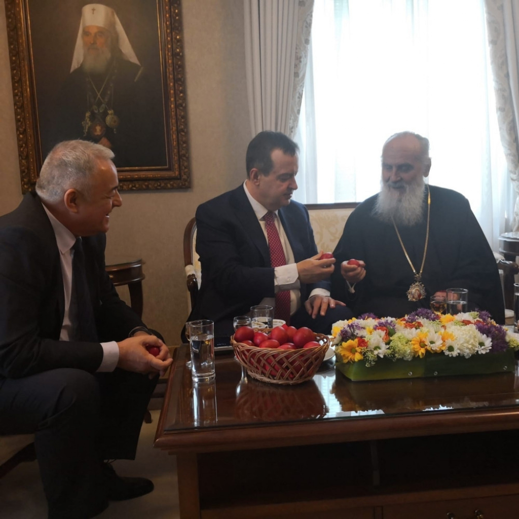 Ivica Dačić i patrijarh Irinej