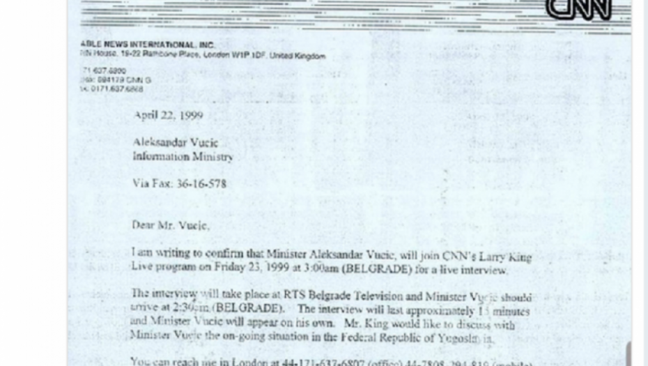 CNN, nameštaljka za Vučića