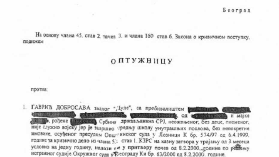 Rekonstrukcija Arkanovog ubistva