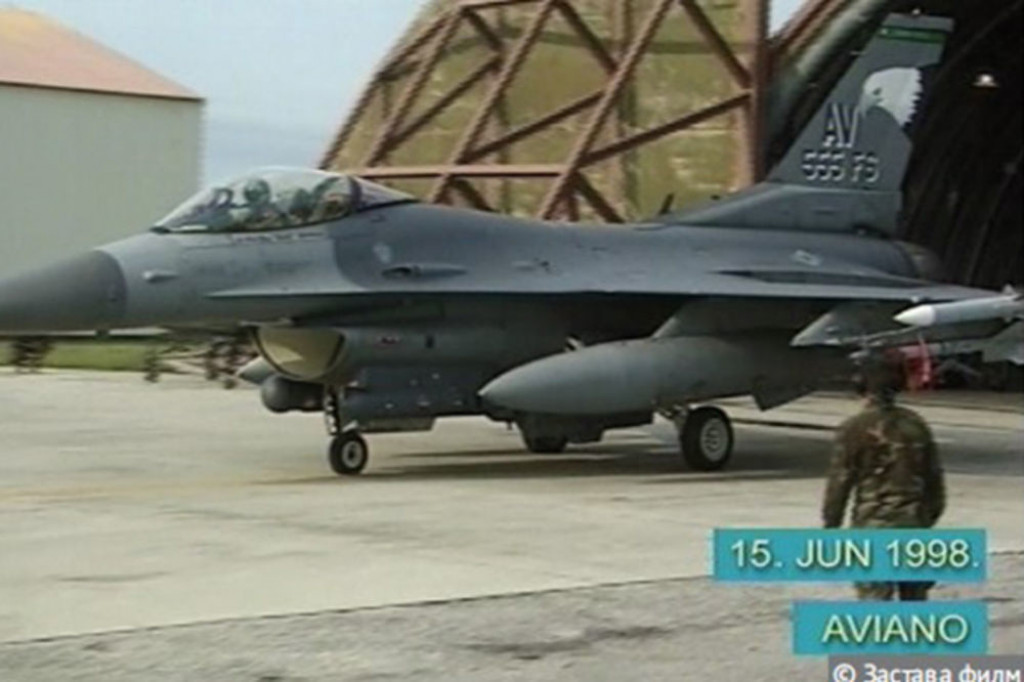 NATO agresija, F-16, obaranje