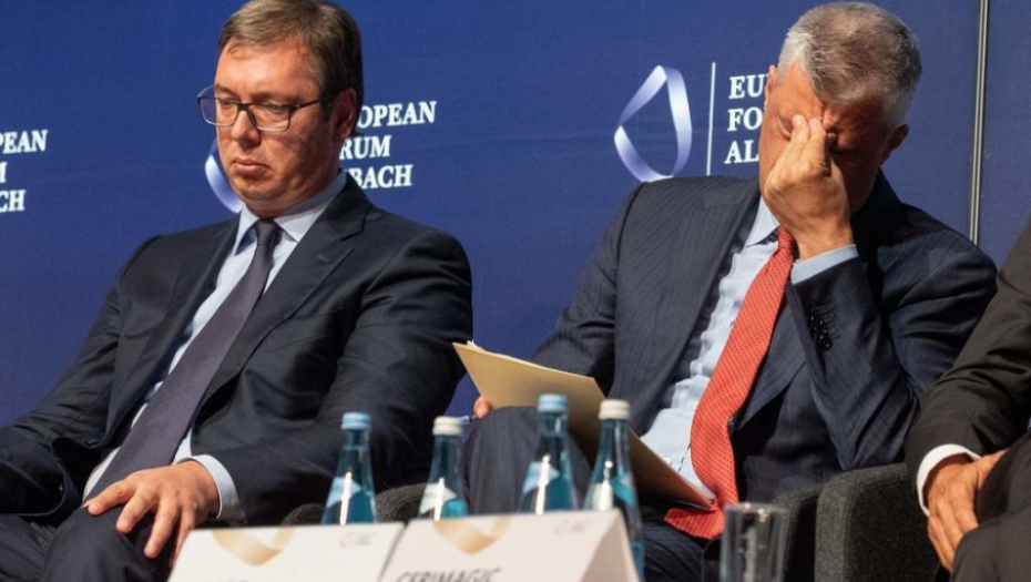 Aleksandar Vučić, Hašim Tači