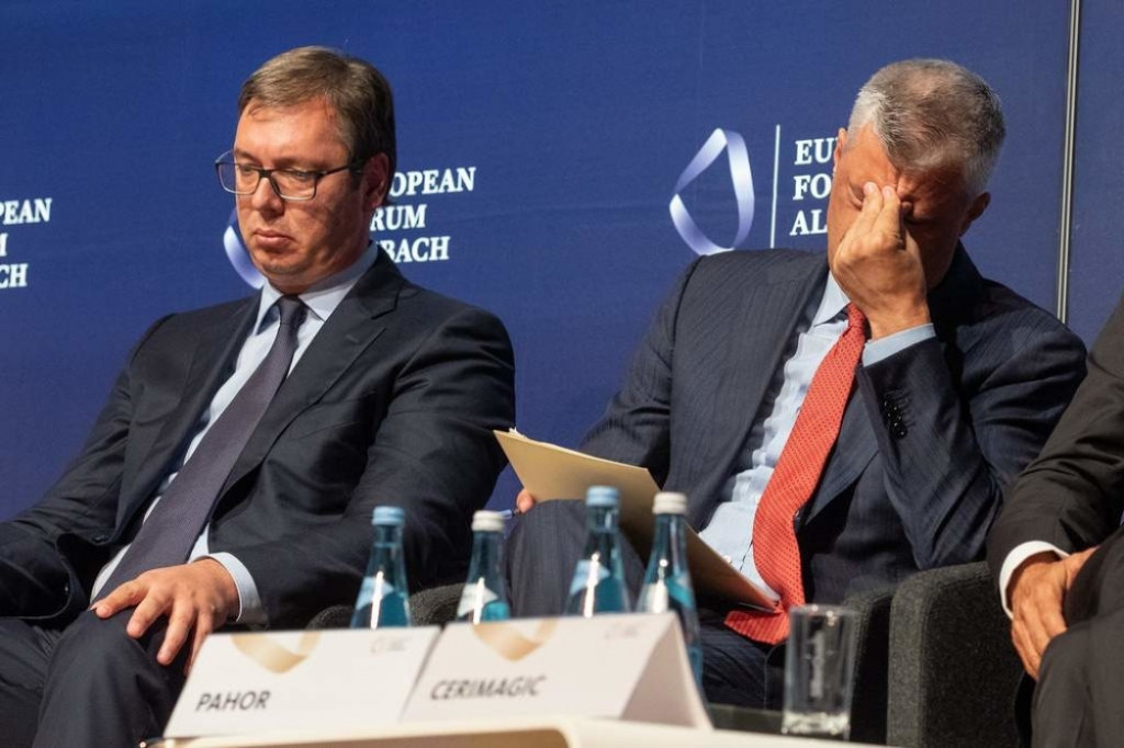 Aleksandar Vučić, Hašim Tači