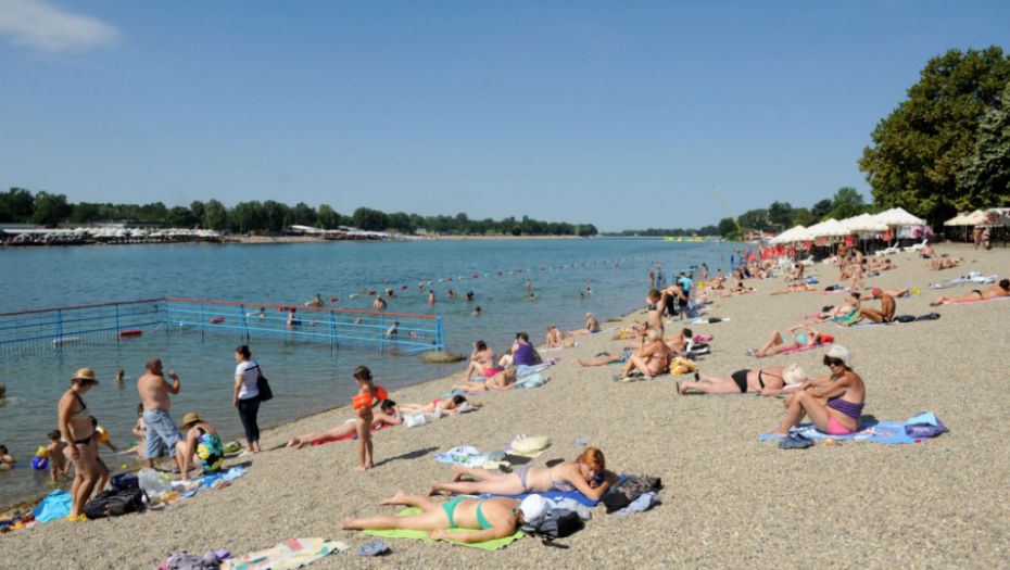 Ada Ciganlija, leto, vrućine