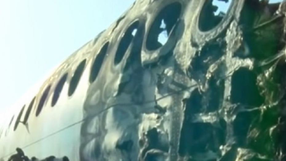 Avion izgoreo na aerodromu Šeremetjevo