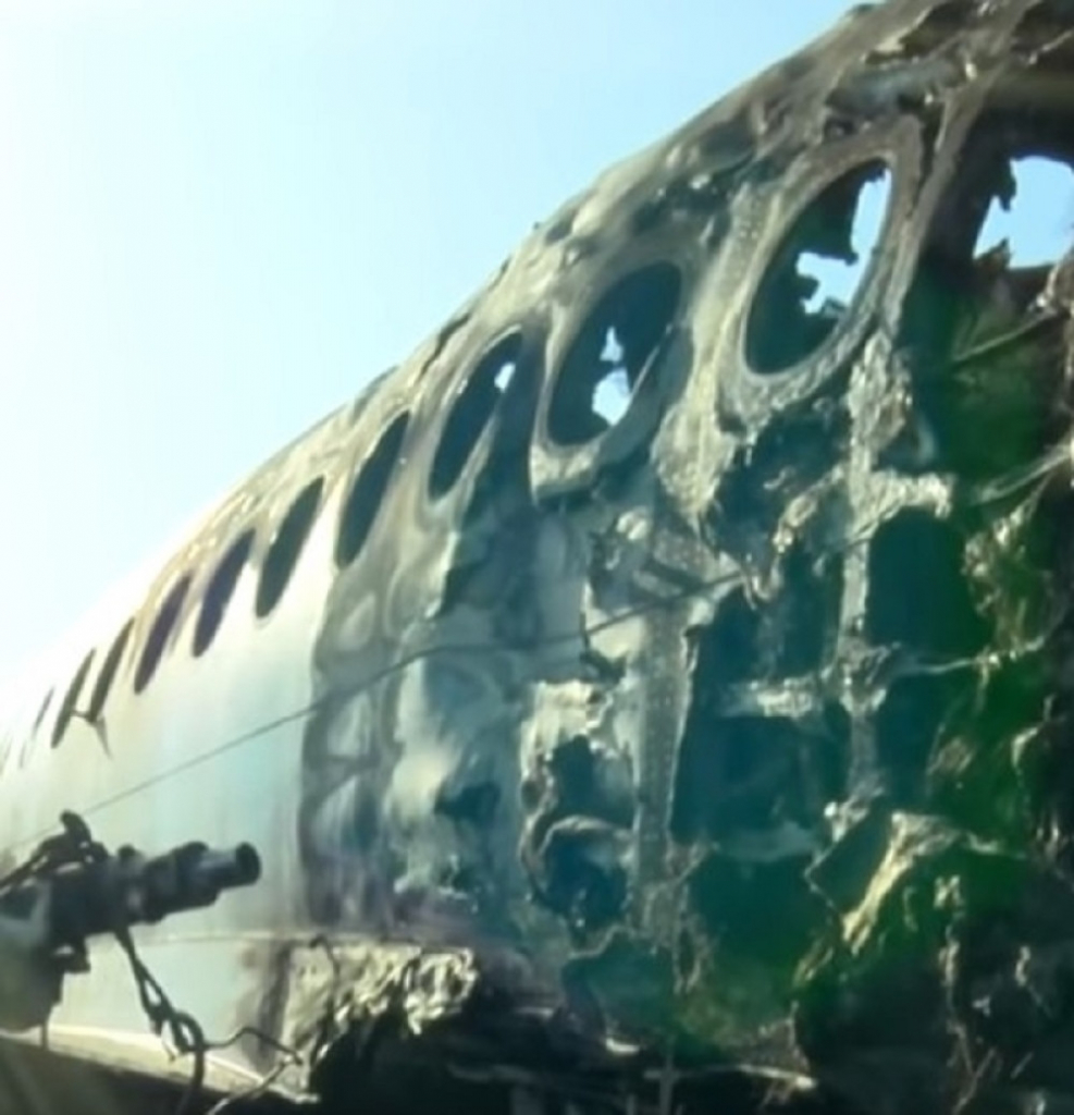 Avion izgoreo na aerodromu Šeremetjevo