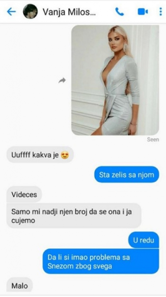 Vanja Milošević, prepiska