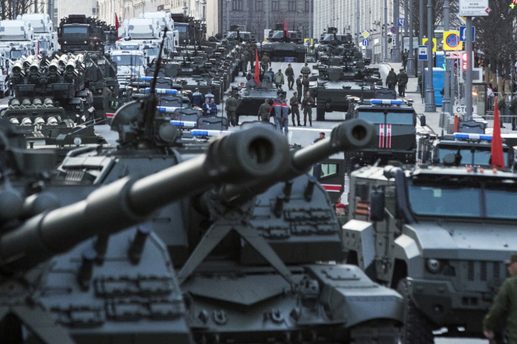 Moskva, vojna parada, vojska, Dan pobede
