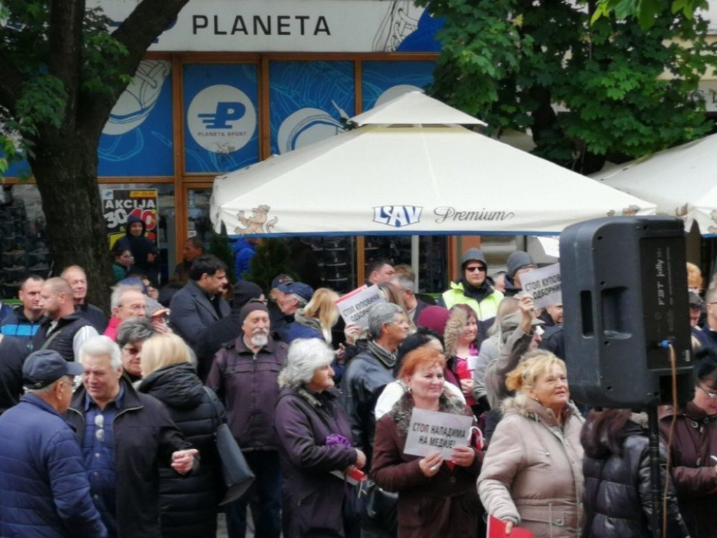 građani, protest, Šabac, Nebojša Zelenović