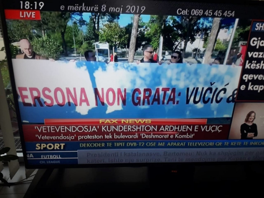 Doček za Vučića u Tirani