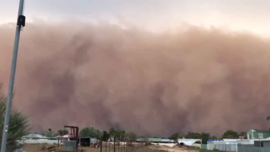 Peščana oluja, Australija