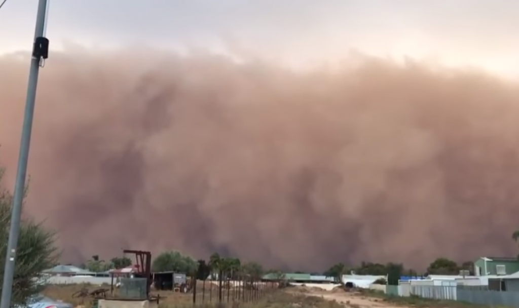 Peščana oluja, Australija