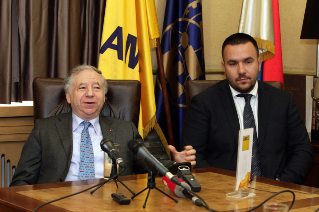 Žan Tod i Dejan Stojić, predsednik AMSS