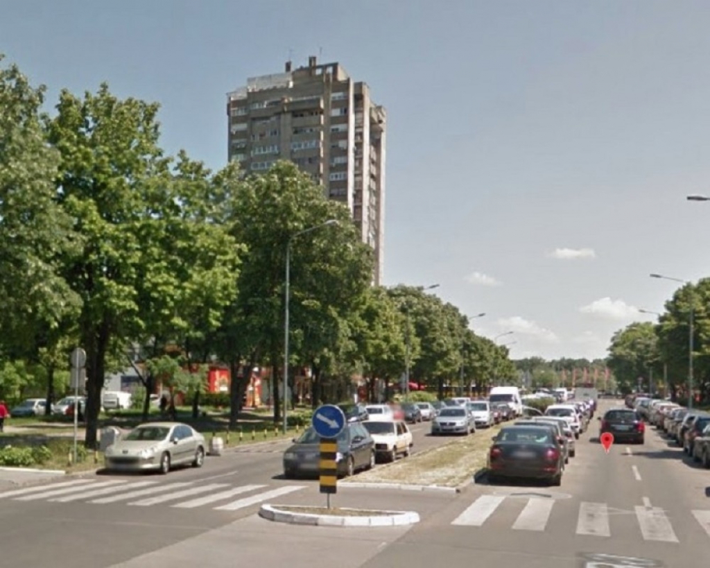 Ulica na Novom Beogradu u kojoj se dogodio incident