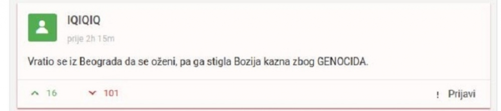 Odvratni komentari na smrt srpskog mladića