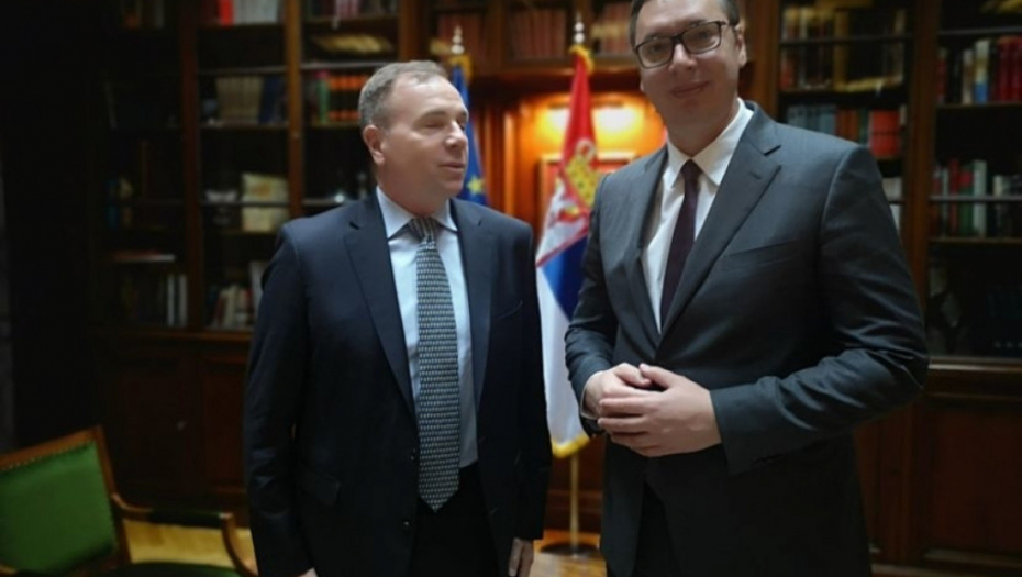 Aleksandar Vučić i Frederik Ben Hodžins