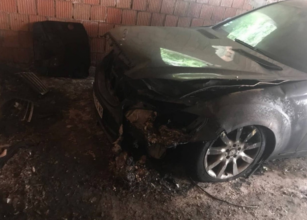 Zapaljen automobil Maje Marijane