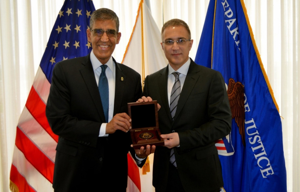 Nebojša Stefanović, DEA, SAD, poseta