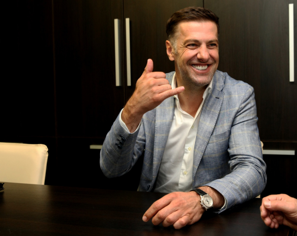 Mladen Krstajić u poseti Fudbalskom savezu Beograda