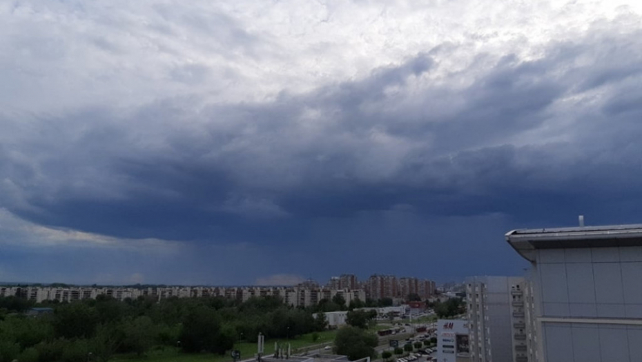 Naoblačenje, kiša, oblaci, Beograd, vreme