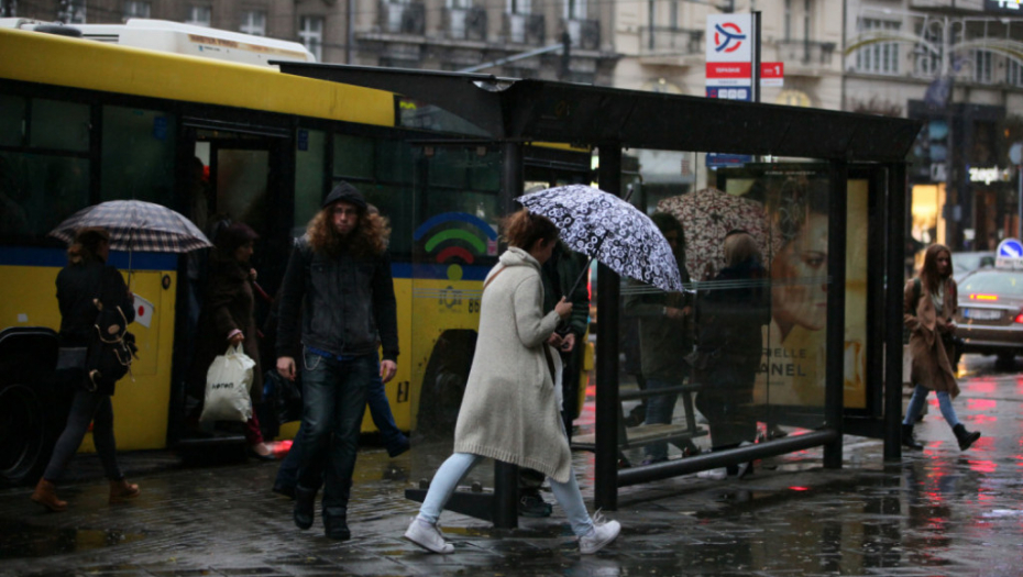 Kiša, Beograd