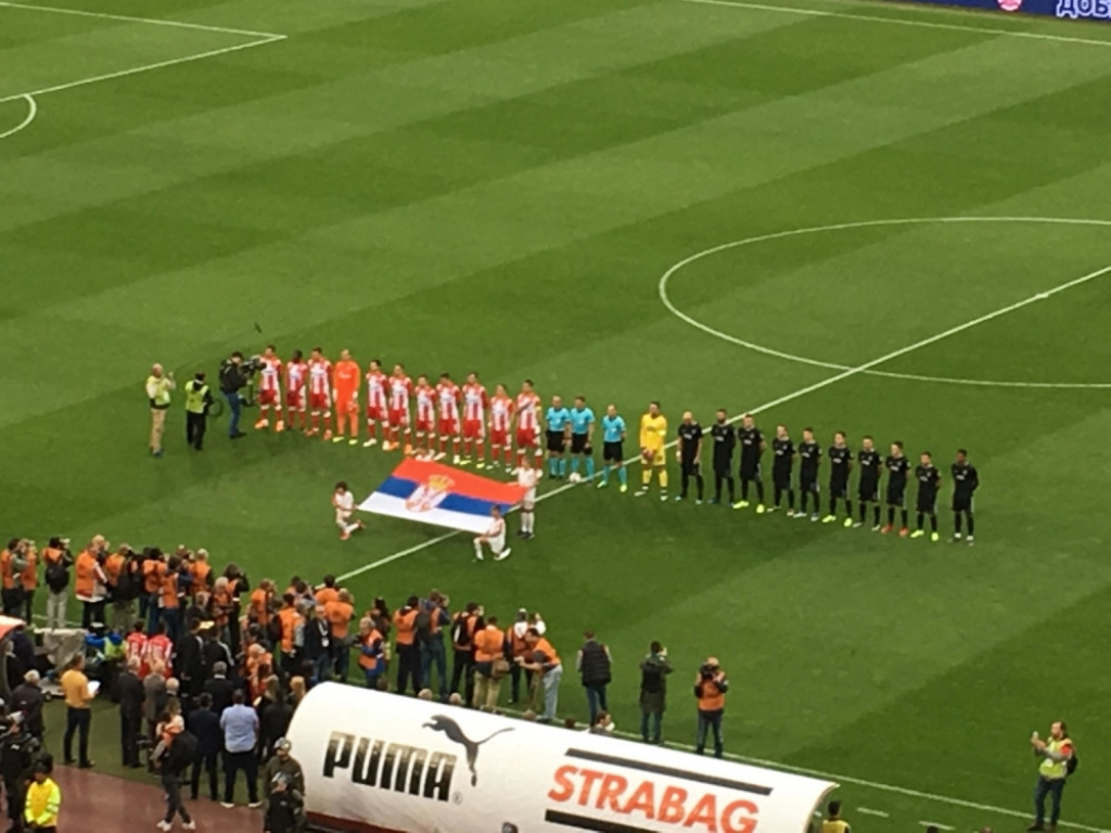 fudbaleri Crvene zvezde i Partizana