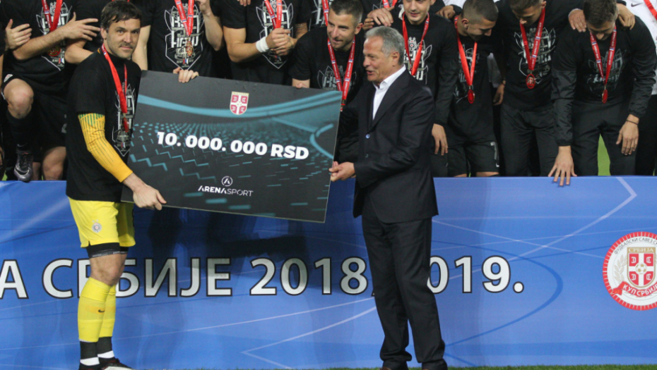 proslava fudbalera Partizana