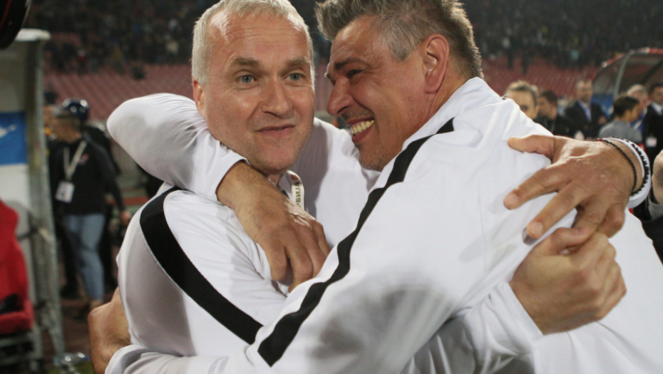 proslava fudbalera Partizana