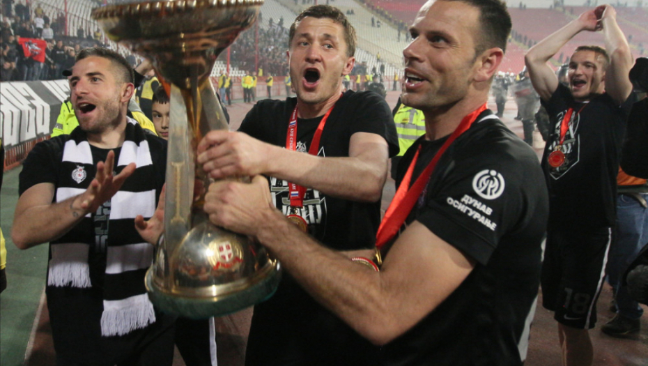 proslava fudbalera Partizana