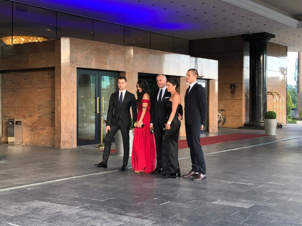 Zvezdan Terzić sa porodicom