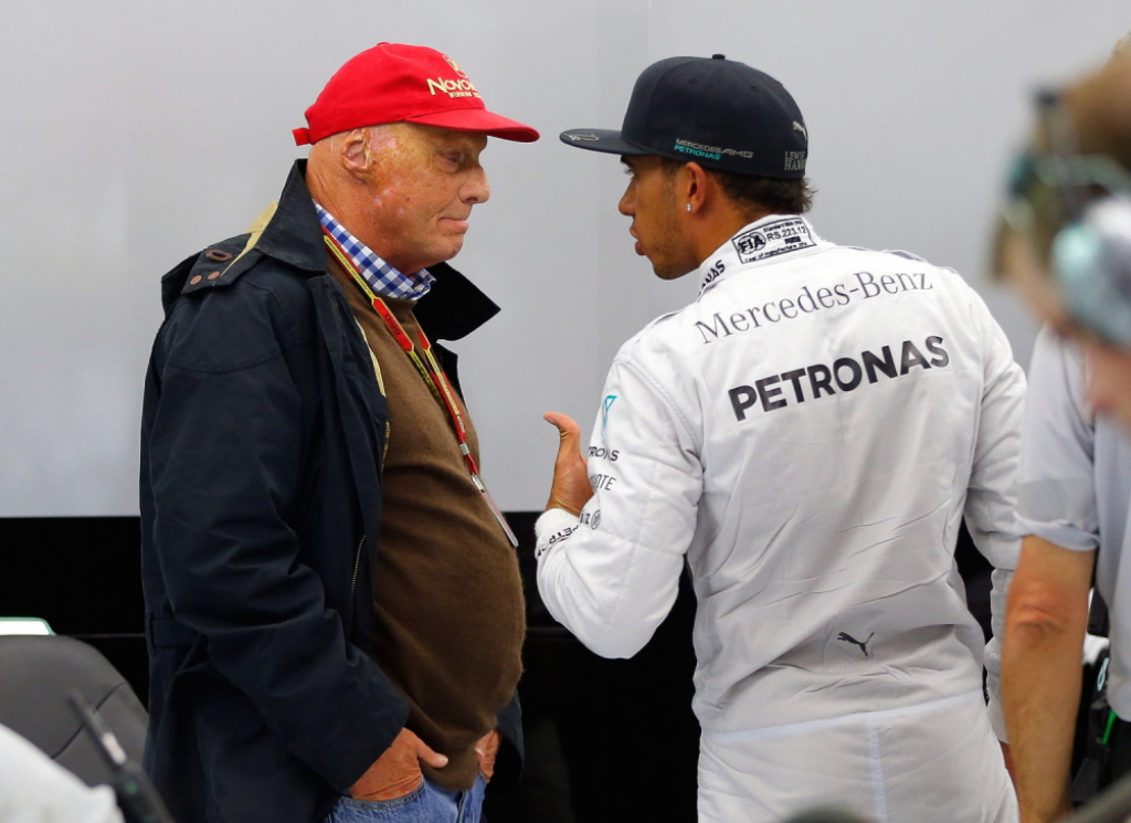 Luis Hamilton i Niki Lauda