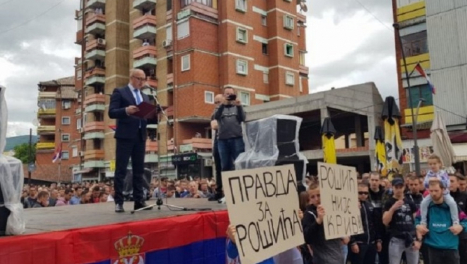 Protest u Severnoj Mitrovici