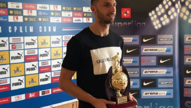 Nermin Haskić sa trofejom Superlige