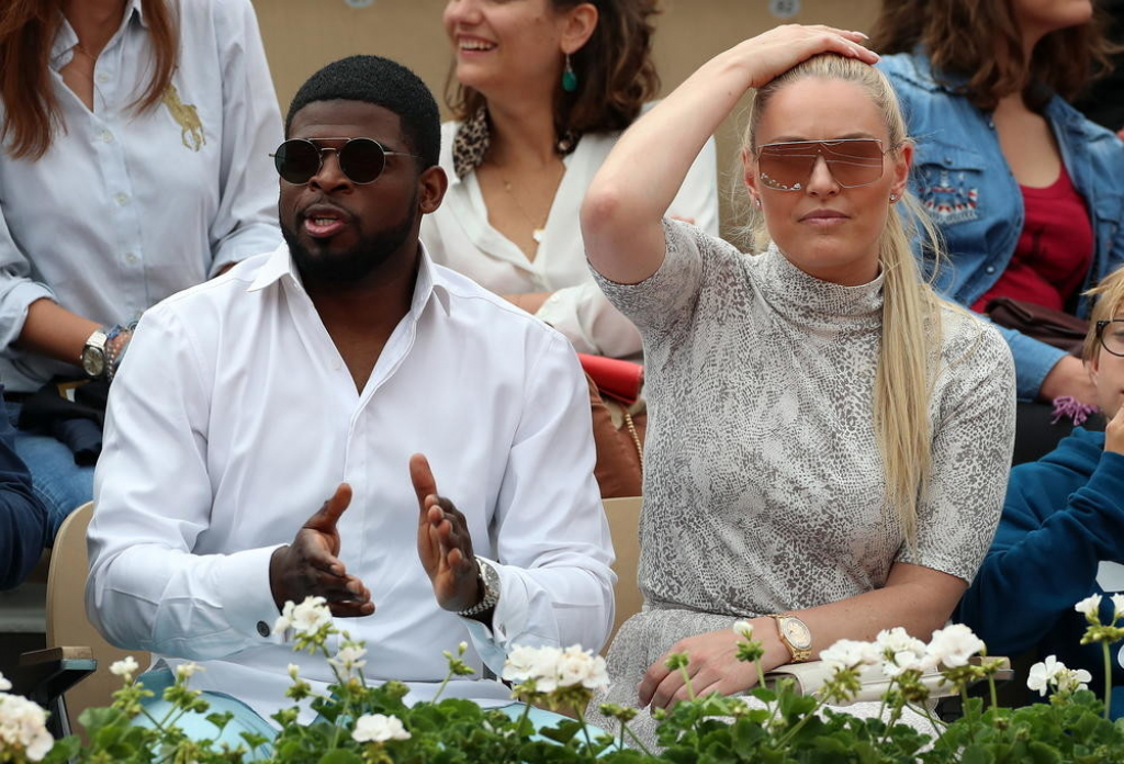 Lindzi Von sa dečkom na Rolan Garosu