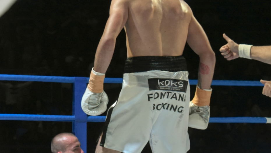 Boks meč Veljko Ražnatović - Petar Mrvalj (Hrvatska)