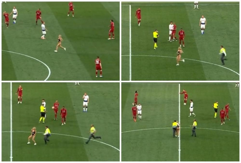 Navijačica u kupaćem kostimu prekinula meč