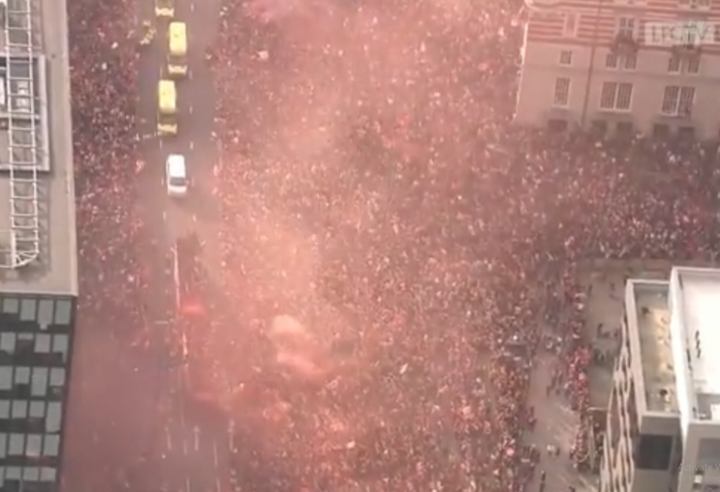 proslava Liverpulove titule