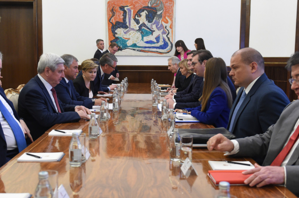 Vjačeslav Volodin, Aleksandar Vučić