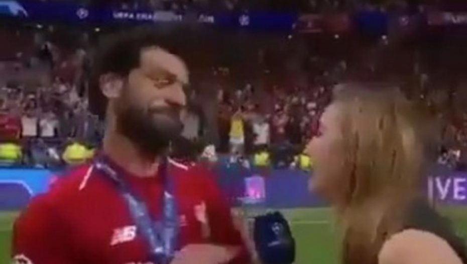 Mohamed Salah sa novinarkom