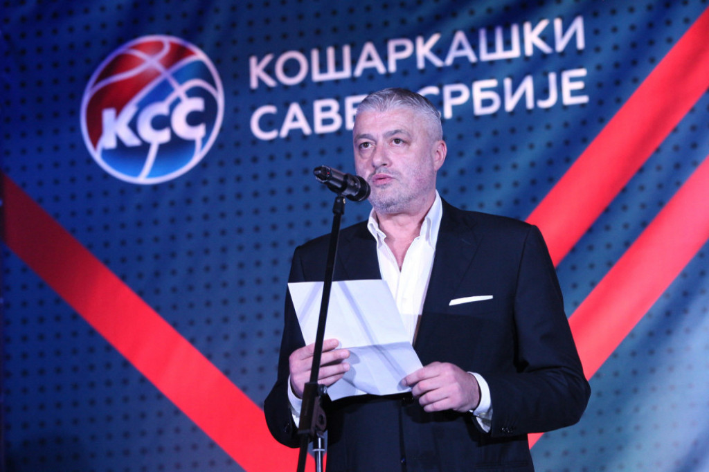 Predrag Danilović na promociji novog dresa reprezentacije Srbije